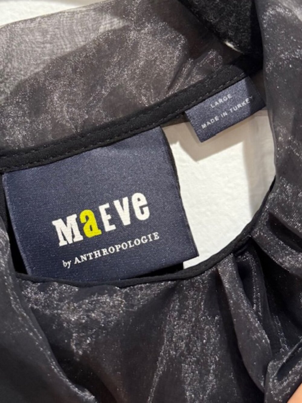 Anthropologie Maeve High Neck Bow Tie Dress by Anthropologie - Size Large - Picture 6 of 6